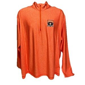 Houston Astros 2017 World‎ Champions 1/4 Zip Pullover L/S Shirt XXL Antigua